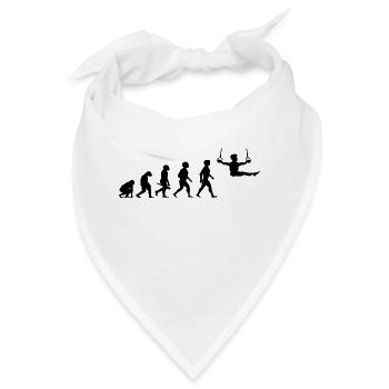 Evolution Gymnastik Turnen Akrobatik Geräteturnen - Bandana - Weiß - Vorne