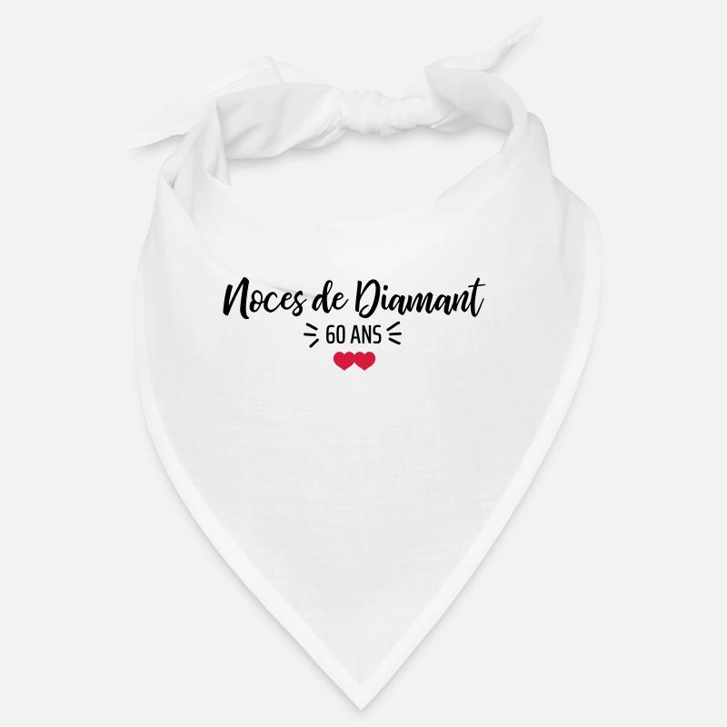 noces de Diamant - Bandana - blanc