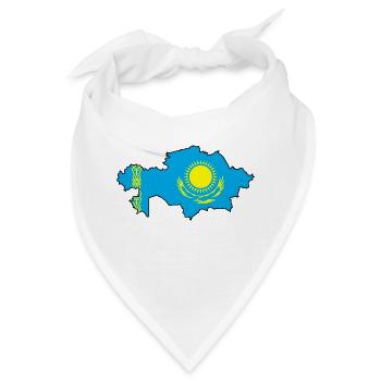 Kasachstan - Bandana - Weiß - Vorne