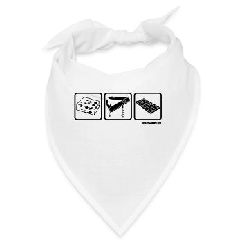 schweizerkaese - Bandana - Weiß - Vorne