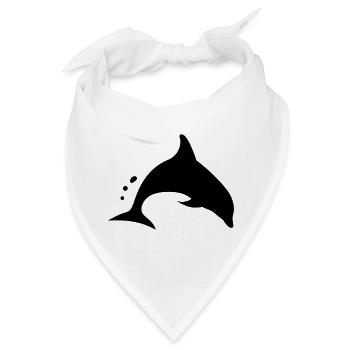 dolfijn dolphin - Bandana - Weiß - Vorne