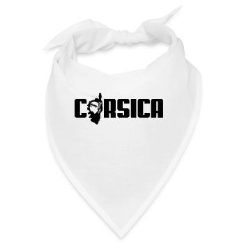 Korsika-Logo - Bandana - Weiß - Vorne