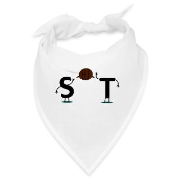 shit - Bandana - Weiß - Vorne