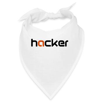 hacker - Bandana - Weiß - Vorne