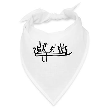 Viking Norge - Bandana - Weiß - Vorne
