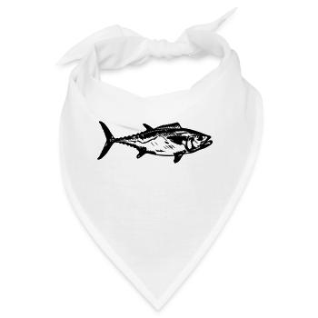 tuna fish - Bandana - Weiß - Vorne
