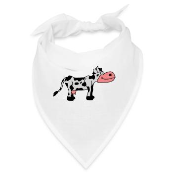 Cow Comic - Bandana - Weiß - Vorne