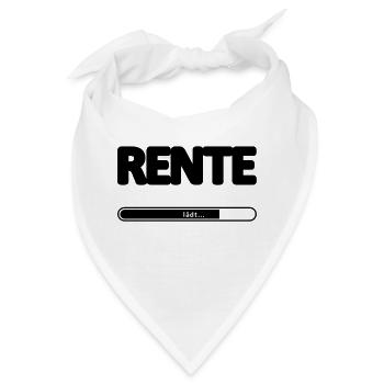 Rente "Jahreszahl" lädt // Jahreszahl eintragen - Bandana - Weiß - Vorne