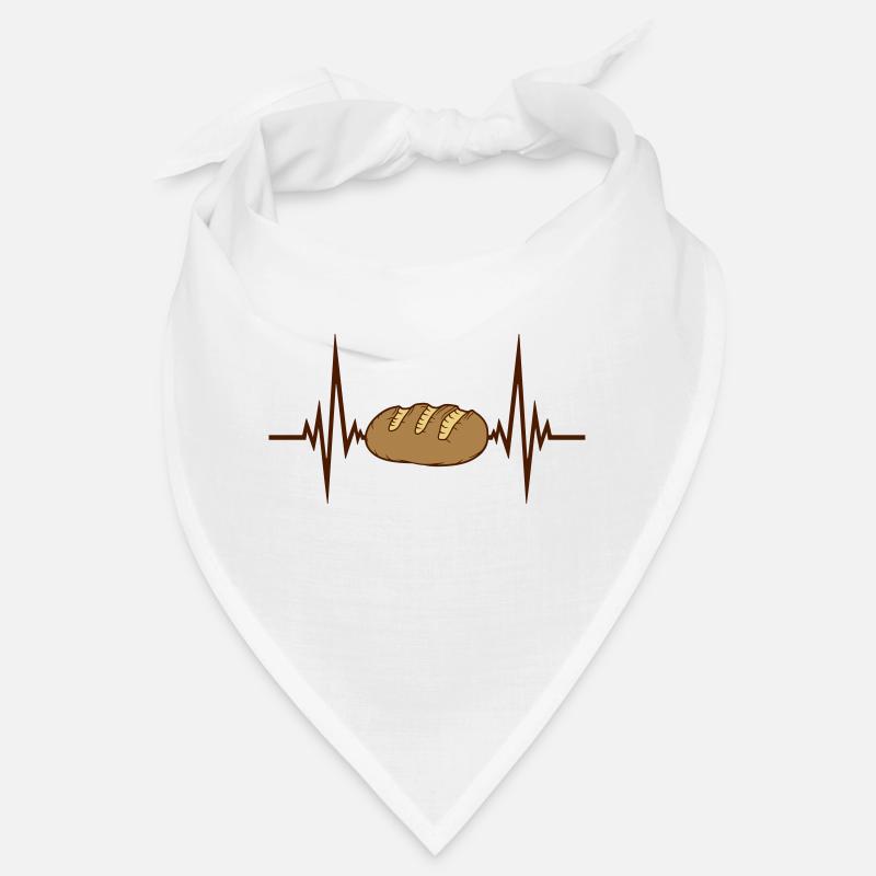 pulse heartbeat frequency hunger loaf bread slice Bandana