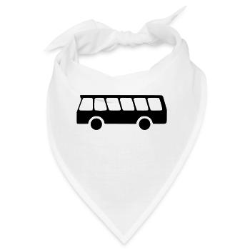 Bus - Bandana - Weiß - Vorne