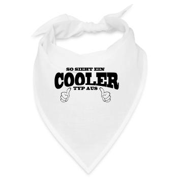 Cooler Typ - Bandana - Weiß - Vorne