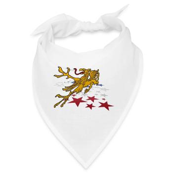 Rostocker Greif 3D - Bandana - Weiß - Vorne
