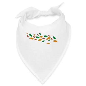 Herbst - Bandana - Weiß - Vorne