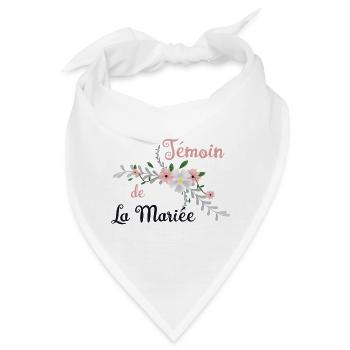 Zeuge der Blumenbraut - Bandana - Weiß - Vorne