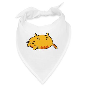 lazy cat - Bandana - Weiß - Vorne