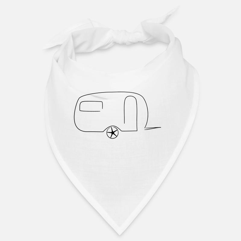 Wohnwagen Camping Tribal - Bandana - Weiß