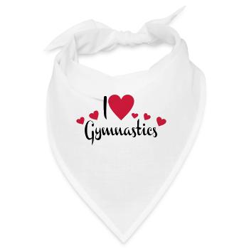 Gymnastik - Bandana - Weiß - Vorne