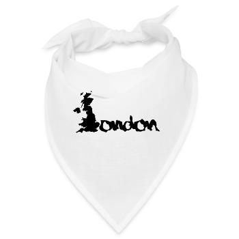 United Kingdom London England - Bandana - Weiß - Vorne