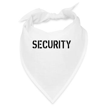 Security - Bandana - Weiß - Vorne