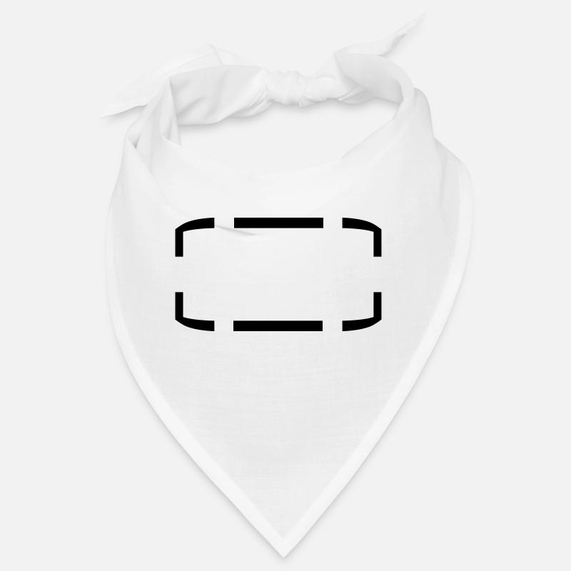 border frame parentheses text field write name Bandana