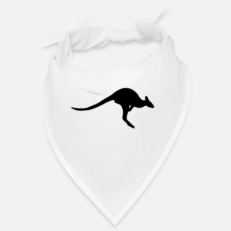 Känguruh - Bandana - Weiß