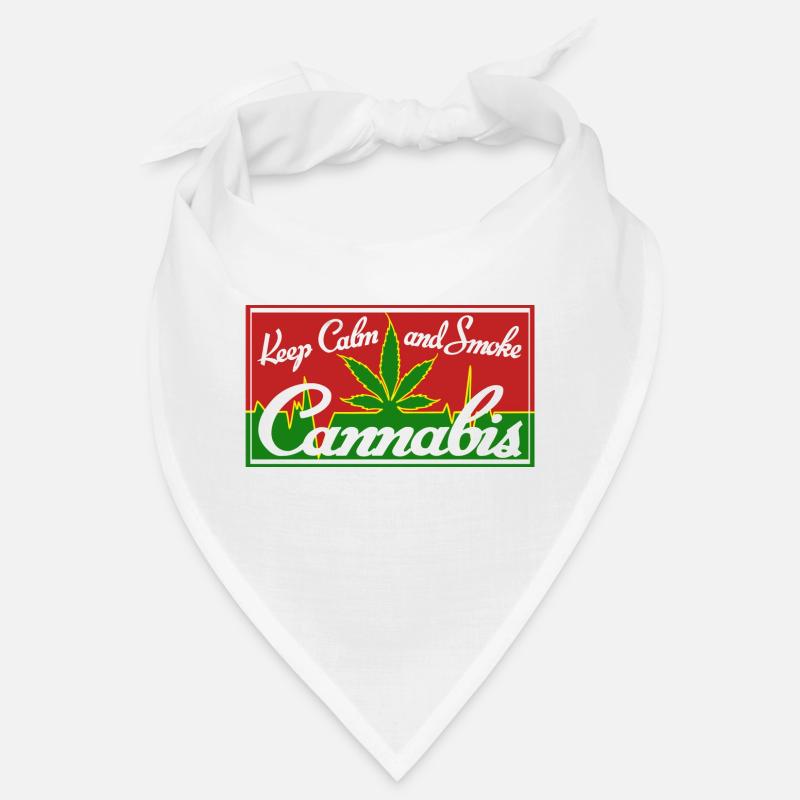 keep calm and smoke cannabis Bandana