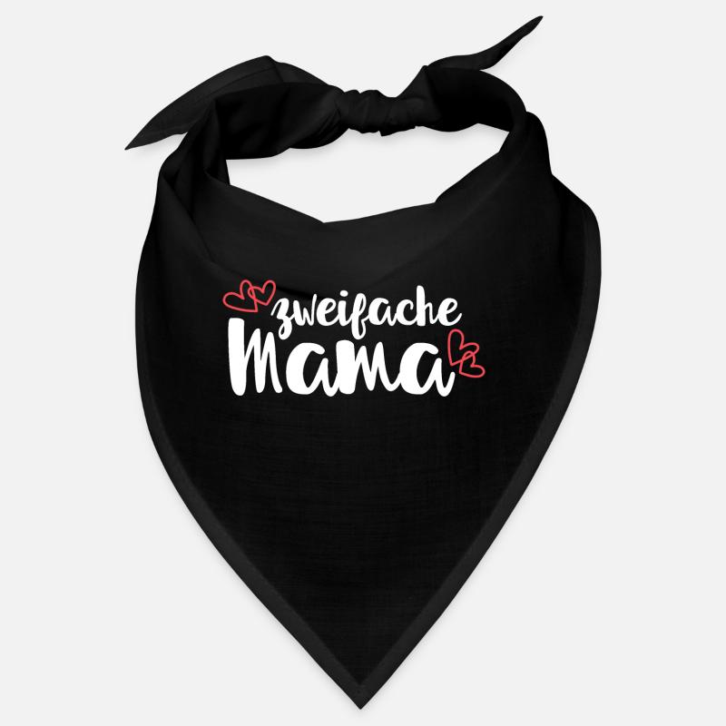 Zweifache Mama, stolze Mutti, 2 Kinder, Geschenk Bandana