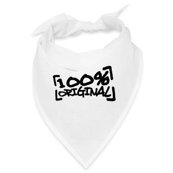 Cartoon Comic 100 % Original - Bandana - Weiß - Vorne