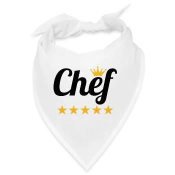 Chef - Bandana - Weiß - Vorne