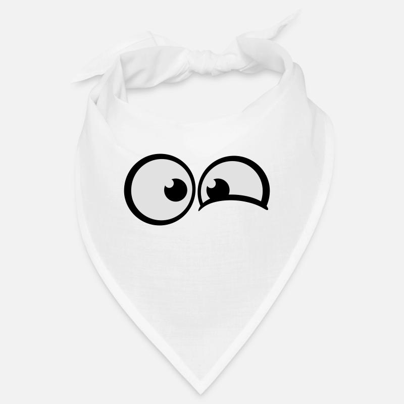 Anxious comic eyes Bandana