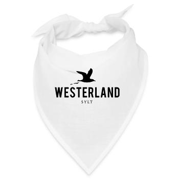 Möwe Westerland Sylt - Bandana - Weiß - Vorne