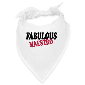 Fabulous maestro 111 - Bandana - Weiß - Vorne