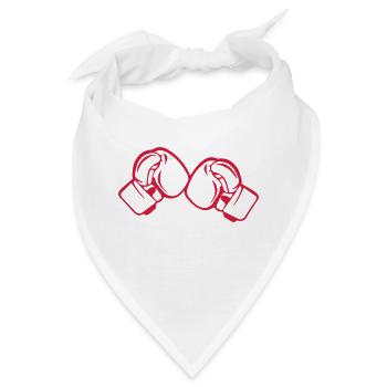 Boxhandschuh 16 - Bandana - Weiß - Vorne