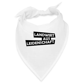 landwirt aus leidenschaft - Bandana - Weiß - Vorne