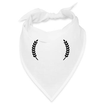 stars symbol - Bandana - Weiß - Vorne