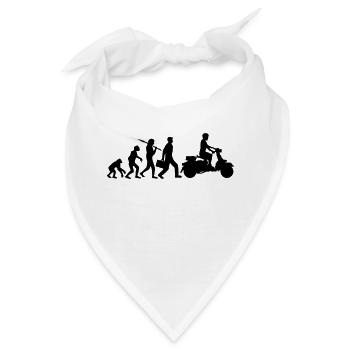 cool fahrzeug motor evolution elektrorolle - Bandana - Weiß - Vorne
