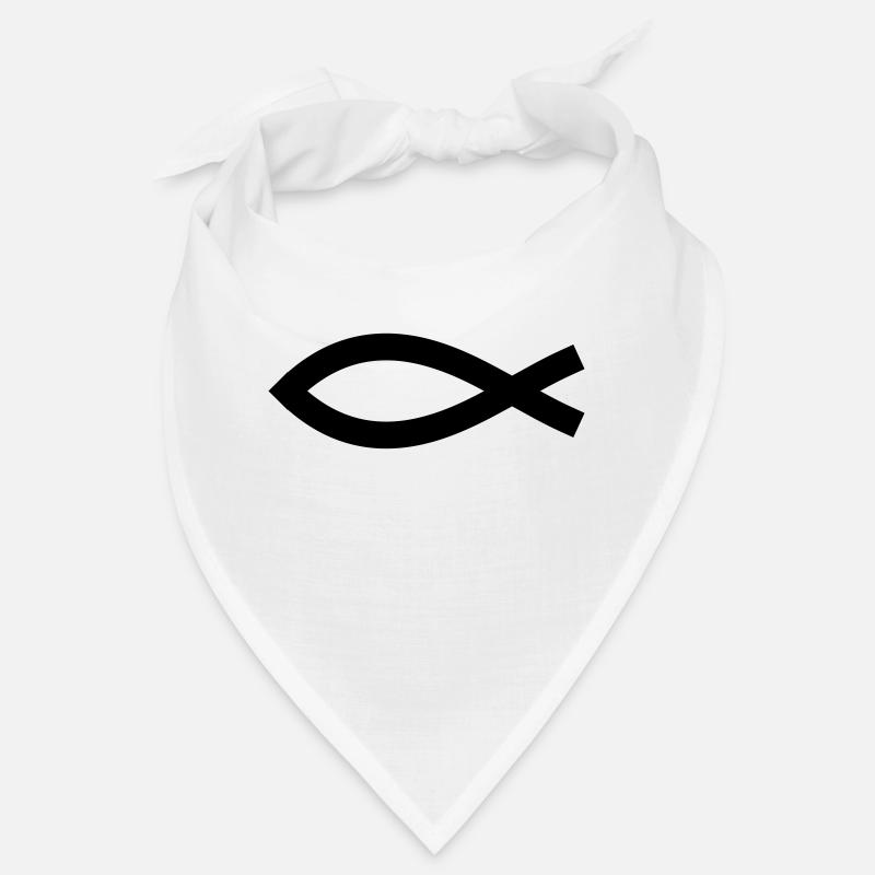 Poisson symbole chrétien Bandana