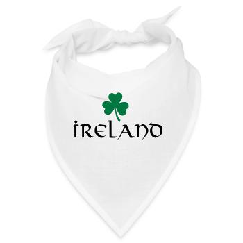 Ireland - St. Patrick's Day - Bandana - Weiß - Vorne
