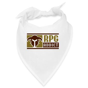RPG Addict - Bandana - Weiß - Vorne