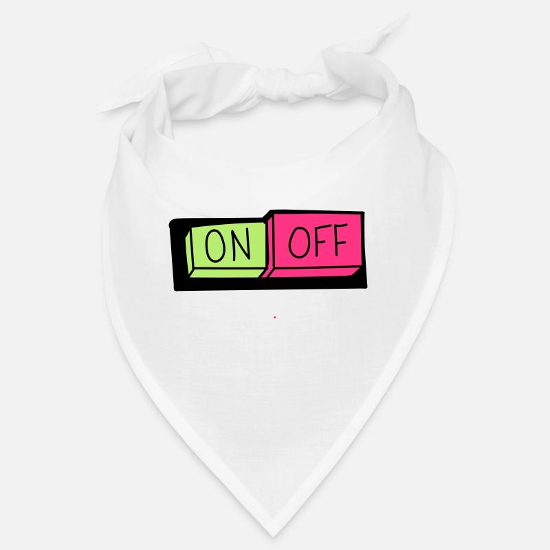 on und off button Bandana