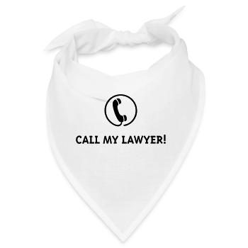 Call My Lawyer! - Bandana - Weiß - Vorne