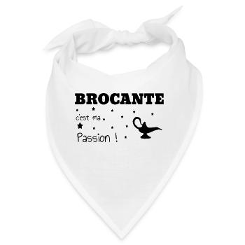 Flohmarkt / Trödler / Antiquar / Antike - Bandana - Weiß - Vorne