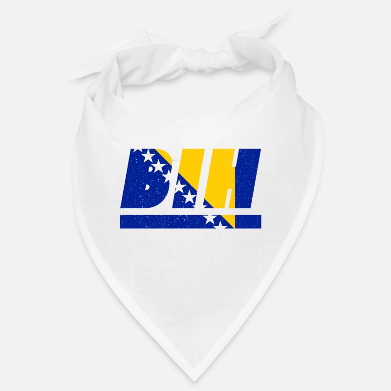 Bosnie-Herzégovine drapeau drapeau BIH Bandana