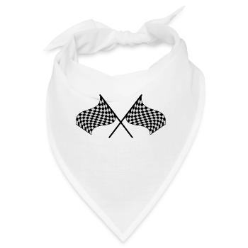 Racing Flag - Bandana - Weiß - Vorne