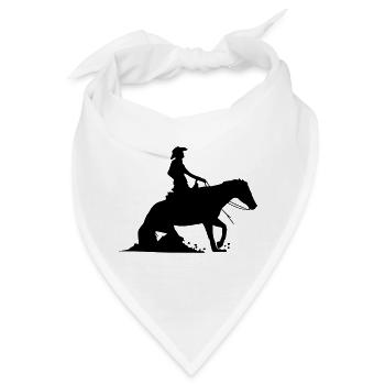 Pferdesport Westernreiten - Reining - Bandana - Weiß - Vorne