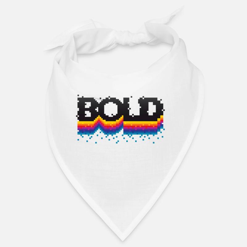 Bold (Pixel, Schriftzug) Bandana