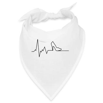 herzschlag schuhe - Bandana - Weiß - Vorne