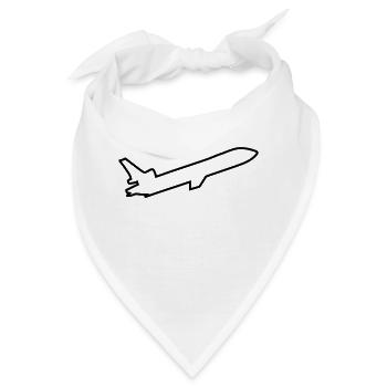 Flugzeut Jet Pilot - Bandana - Weiß - Vorne