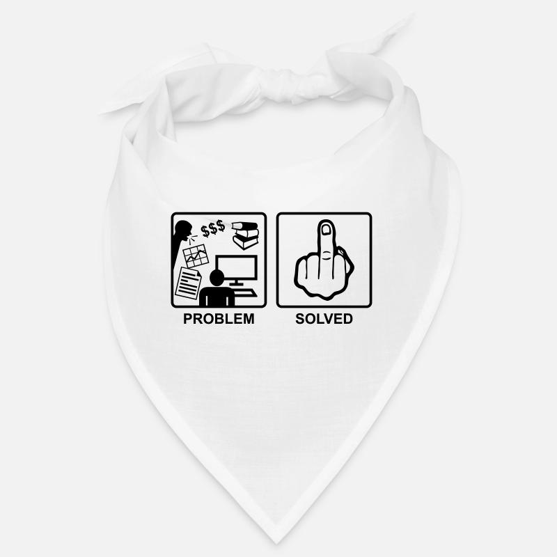 Problem Solved - Finger, Fuck you Bandana