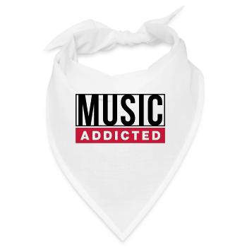 MUSIC ADDICTED - Bandana - Weiß - Vorne